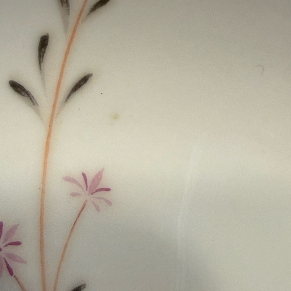 Vintage Eden Fine China Japan 5.5” Bowl Delicate Pink Floral Grasses EUC - Picture 5 of 7